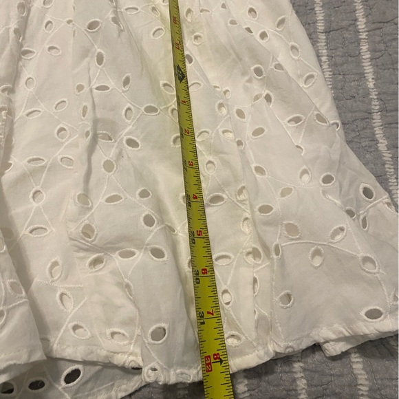 NWT Gianni Bini Katrina EYELET WHITE DRESS Sz M - Picture 6 of 7